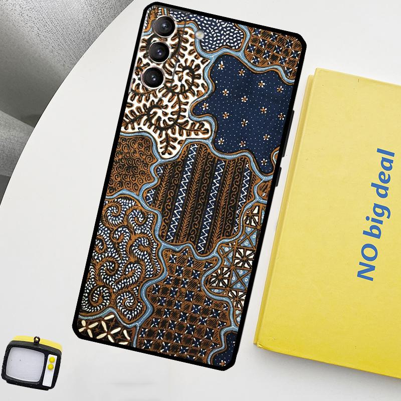 Чехол для телефона с узором Батик для Samsung Galaxy S25 Ultra S21 S22 S23 S24 Ultra S9 S10 S20 Plus S25 FE