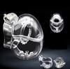 Men's Egg-Shaped Chastity Lock Cage CB6000 - Kinky Restraint Ring for Adult Use