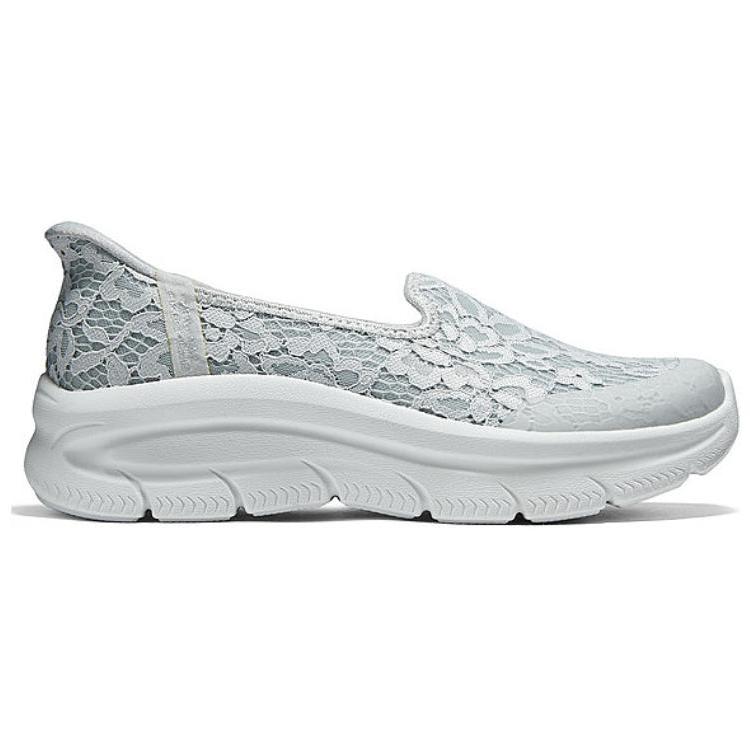 Skechers Современные DLux Удобные Дышащие Повседневные Туфли Женская обувь Светло-серый 158858-LGY