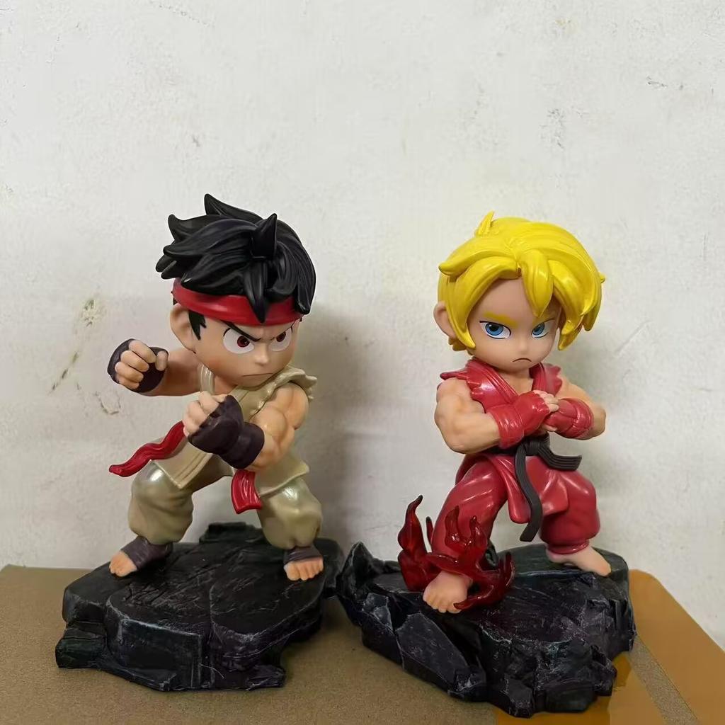2 шт./комплект Игра Street Fighter РЮ Кен ПВХ Фигурка Действия Коллекционная Модель Игрушки 15 см