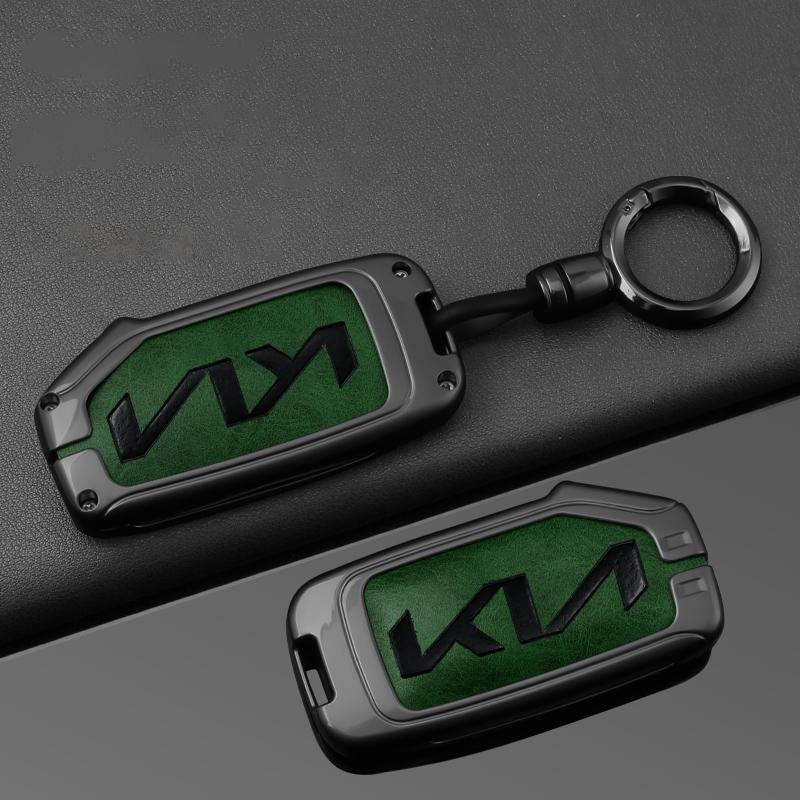 Leather Car Key Cover Case For KIA Sportage 2023 R GT Stinger Ray Sorento Ceed Cerato Forte Niro Soul h3 Telluride 2020 K5 K8 2022