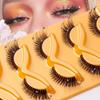 5 пар натуральных пушистых накладных ресниц из искусственной норки, портативные, декоративные ресницы для макияжа