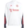 Manchester United Tiro 23 Pro Top Letter Print Design Breathable Training Long Sleeve Football Shirt Men Tops Core-White IA7246