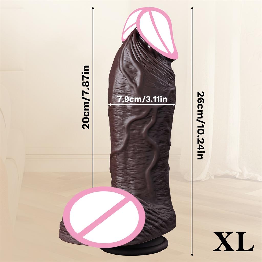 Super Thick Realistic Skin Dildos for Anal Huge Sex Toys Silicone Woman Vagina Adult Masturbator Cock Gay Big Dick Butt plug 18+