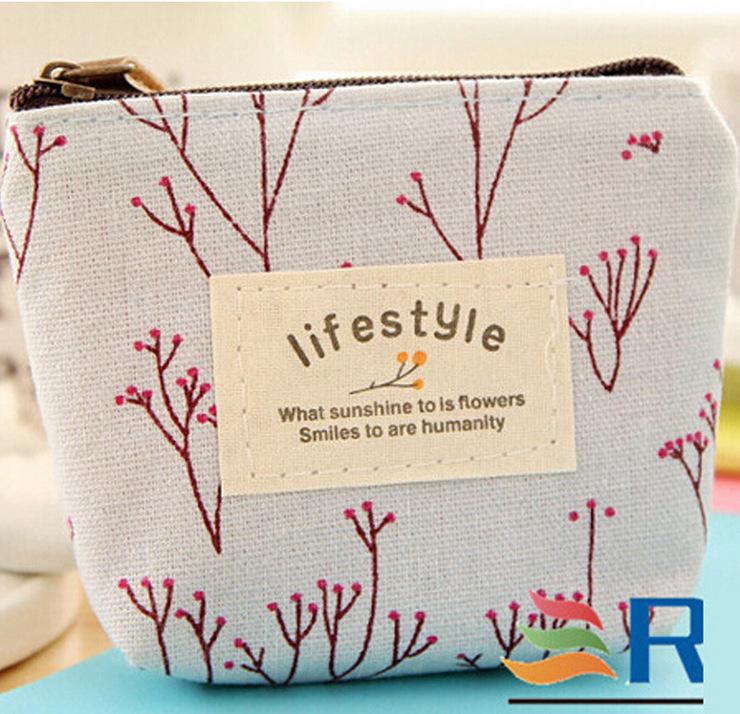 Милый японский и корейский цветочный кошелек для монет для детей с возможностью нанесения логотипа на заказ