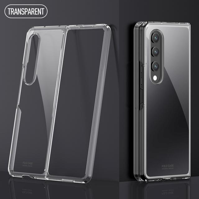 Для Samsung Galaxy Z Fold 4 5g Покрытие прозрачного ПК Жесткая задняя крышка Капа для Samsung Z Fold 4 Fold4 Чехол