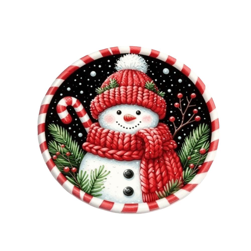 Reindeer Christmas Santa Coasters Heat-Resistant Insulation Pad Coffee Cup Mat Home Dining