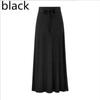 Полуюбка Модная женская юбка с высокой талией и разрезом на один шаг Темпераментная тонкая юбка средней длины Юбка с запахом на бедрах Длинная юбка больших размеров