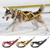 Dog Sled Harness Pet Weight Pulling Sledding Harness Mushing X Back Harness for Large Dogs Husky Canicross Skijoring Scootering