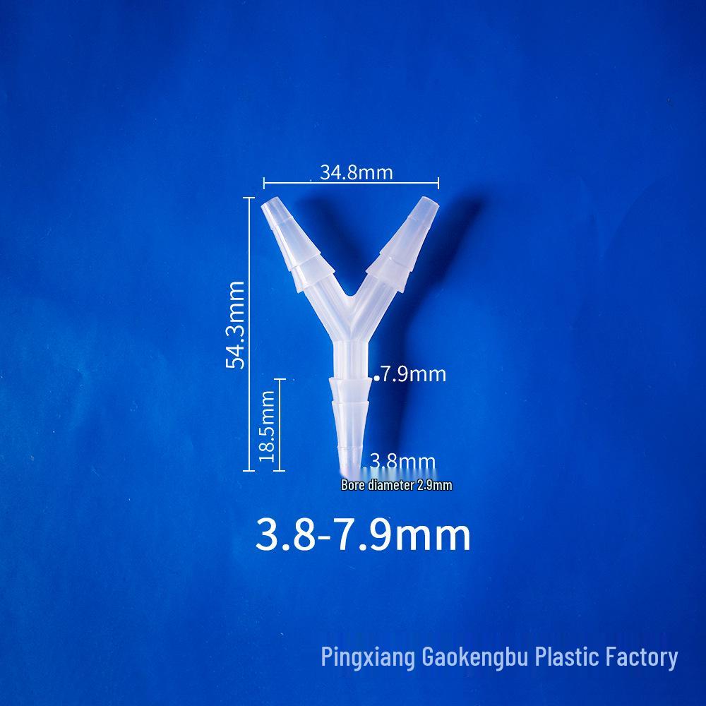 Y-Type Tee Pagoda Rubber Hose Connector for Household Appliances