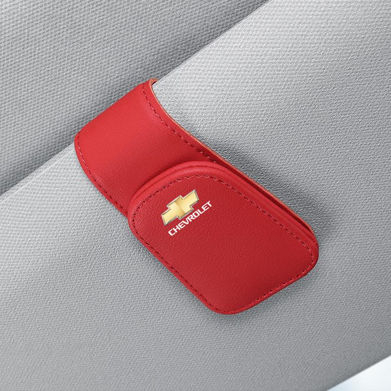 AABHN1 Car Interior Sun Visor Eyeglasses Holder Sunglasses Clip For Chevrolet Sail Aveo Colorado Cobalt Silverado Beat Equinox Tahoe