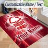 Custom Text Printed Rug Nottingham Forest FC Non Slip Floor Carpet For Home Room Decor