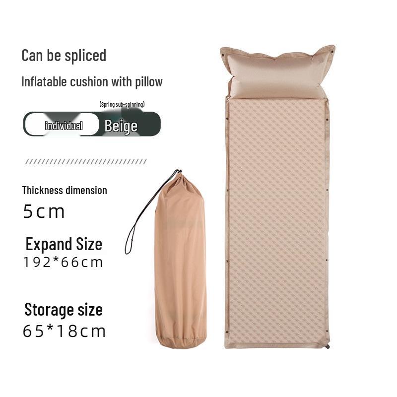 Двойной надувной коврик для кемпинга для палатки или дома