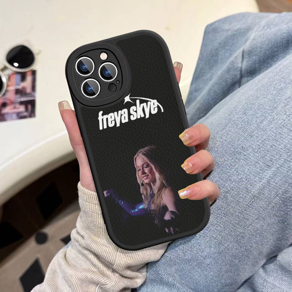 F-Freya S-Skye Singer Кожаный чехол для телефона Для IPhone 15 14 13 Pro Max 12 11 16 Plus Чехол для телефона