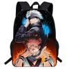 Kids Backpack School Use Anime Cartoon Design Large Capacity Oxford Fabric Bag With Ergonomic Back Support