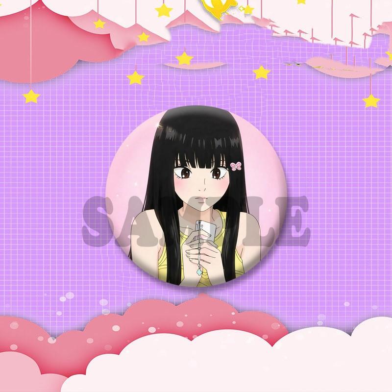 Cute Love Anime From Me To You Button Pins Sawako Kuronuma Shota Kazehaya Cartoon Badges Cosplay Brooch for Bag Hat Accessories