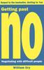 Книга Getting Past No : Negotiating With Difficult People