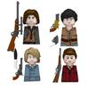 Конструктор MOC Фигурка Аксессуары Игрушечная Модель Западный Ковбой Шериф Армейский Солдат Щит Мини Кубики Сборка для Детей Подарок R072