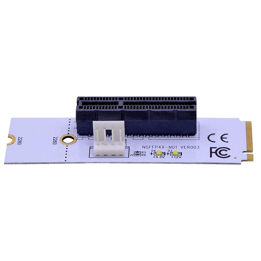 Convert M.2 M Key NGFF to PCI-E X4 interface