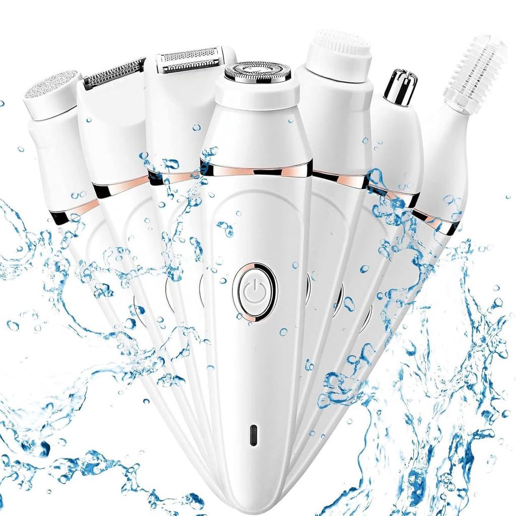 Женский эпилятор для лица, удаление волос на лице для женщин, бритва для тела 7 в 1, подходит для лица, тела, ног, подмышек (7 В 1)