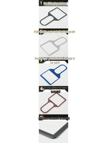 17 CRV Задний подстаканник Декоративная рамка Нержавеющая сталь Аксессуар для подлокотника