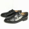 70s-80s Vintage Heinrich Dinkelacker Apollo Plain Toe Size 8F 26.5 Black(USED)