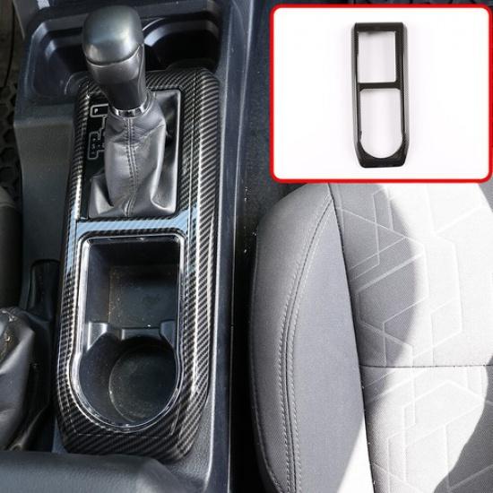 For Toyota Tacoma Carbon Fiber Black Interior Gear Box Panel Cover Trim 16-20