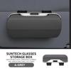 Многофункциональный автомобильный держатель для солнцезащитных очков, переключатель нажатием, автоматический футляр для очков, новая коробка для очков для автомобиля