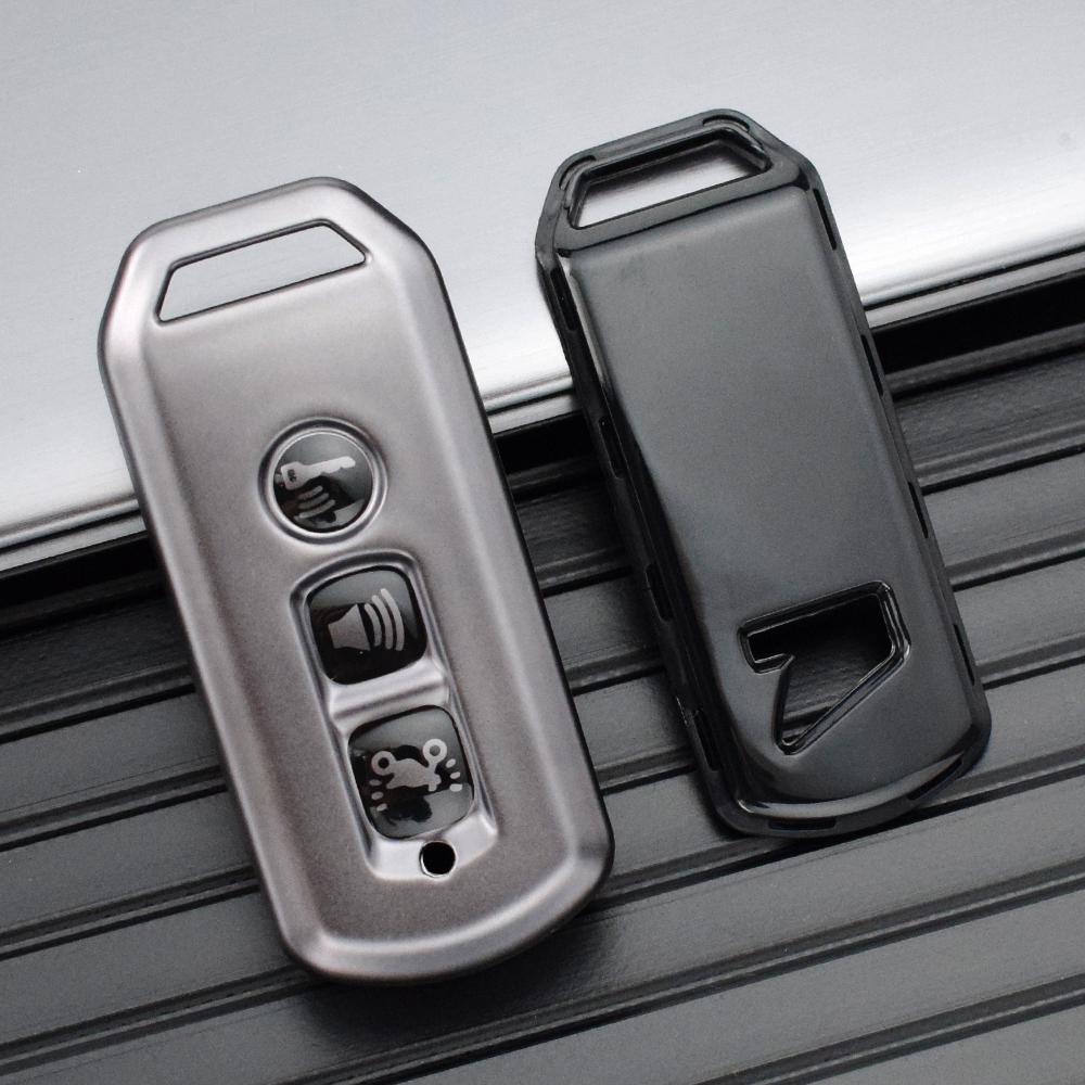 For Honda PCX Forza 300 Airblade 125 C125 Super Cub Scooter Vario 150 TPU 3 Buttons Car Key Case Smart Remote Control Fob Cover