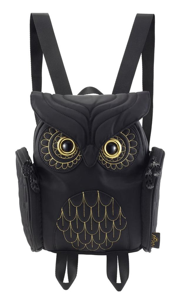 Horned Owl Classic Backpack BLK [MORN CREATIONS] Women's