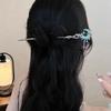 Romantic Moonstone Star Moon Hair Stick Metal Branch Hairpin Hair Fork Chinese Style Hair Accessories for Girls Hair Jewelry