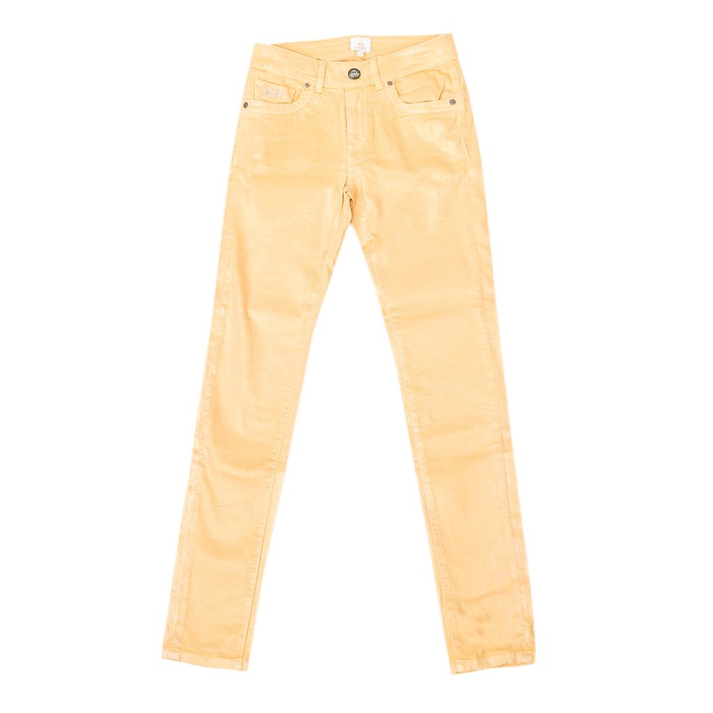 Блестящие эластичные брюки с узким подолом JWT010 для женщин