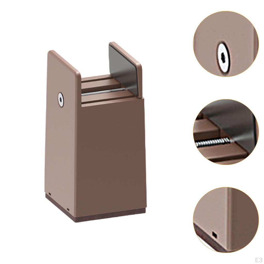 4 Pieces Bed Risers Furniture Lifts Shockproof Anti Slip Chair with