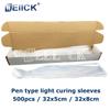 500pcs/Box Dental Material Disposable Light Curing Protective Cover Light Guide Light Stick Sleeve 32*5cm/32*8cm
