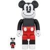 MICKEY MOUSE 2020 Bearbrick Mickey Mouse BE@RBRICK (R&W Ver.) 100% & 400%