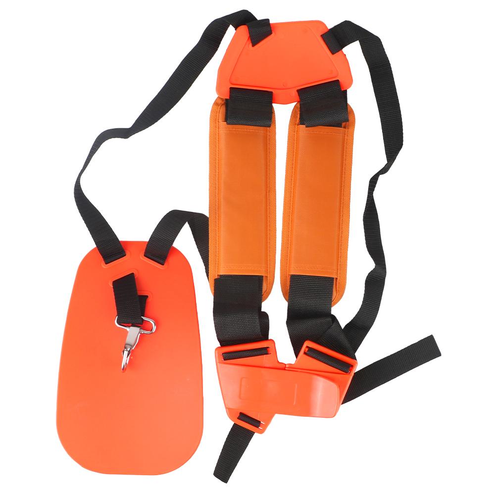 For Brush Cutter Trimmer Garden Pruner Strimmer Padded Belt Backpack Lawn Mower Comfortable Labor Saving W Shape Double Shoulder Harness Strap