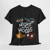 Футболка Night in The Woods 100% Хлопок Мужская и Женская Летняя Удобная и Модная Футболка с Коротким Рукавом