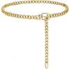 Модная длинная металлическая цепочка на талию с кисточками Простой унисекс пояс-цепочка Женская цепочка на тело Пояс для платья-корсет Пояс для платья и джинсов