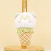 Adorable Plush Panda Ice Cream Cone Keychain Perfect Bag Accessory Cute Toy