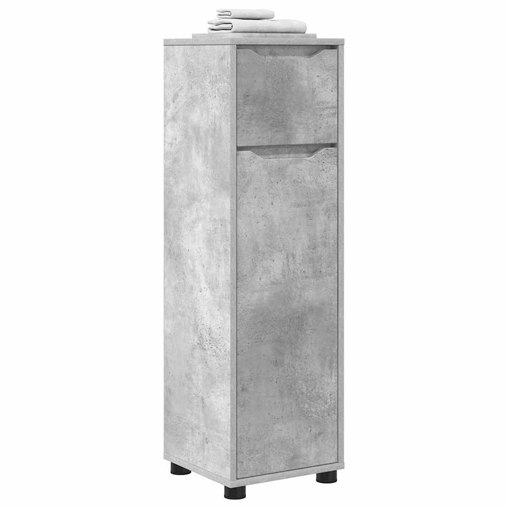 Bathroom Cabinet Concrete Grey 30.5 x 30 x 101 cm Particleboard