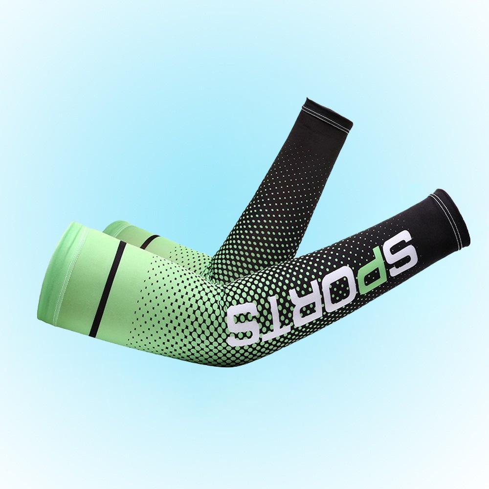 Унисекс Рукава из ледяного шелка для защиты от солнца на весну/лето – Дышащие, конструкция без двух пальцев для вождения и езды