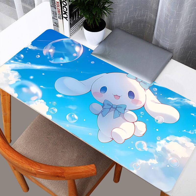 Cinnamoroll Extra Anime Gaming Mouse Pads Computer Gamer durable Laptop Keyboard Carpet Mouse Mat NonSlip Rubber Table Rug