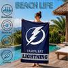 Bay Lightning Hockey Beach Towel, Super Soft Microfiber, Perfect Gift for Her/Him, Birthday, for Pool, Beach, Travel, Decor Beach Party