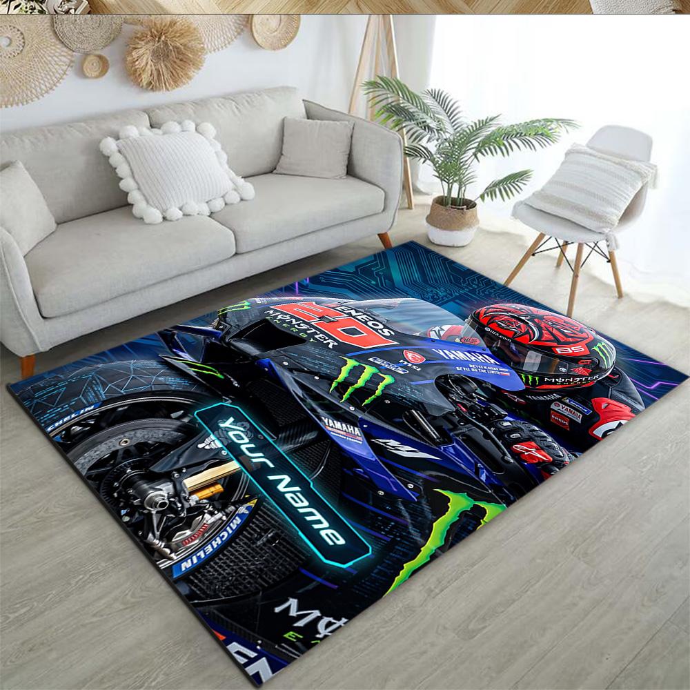 Jorge Lorenzo Customize Text Floor Rug Office Rug Perfect For Foyer Dormitory Dining Room Playrooms Antislip Rug Office Home Decor