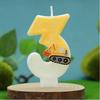 2026 Cross - border Creative Engineering Vehicle Excavator Digital Birthday Candle Cake Decoration Handmade Birthday Candle
