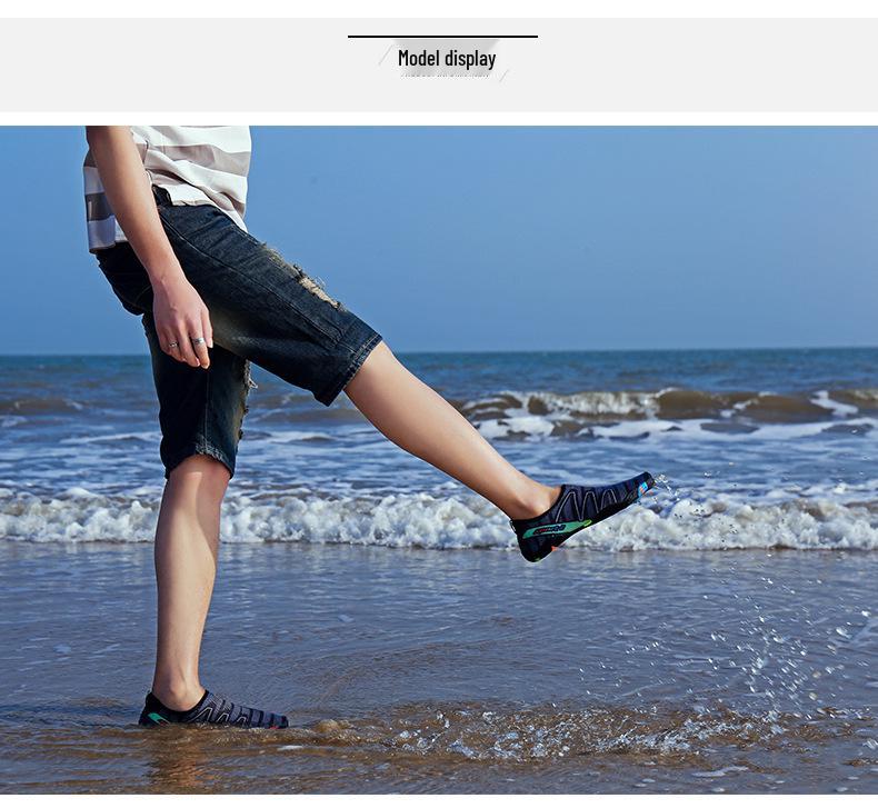 Пара уличных аквашузов: Быстросохнущие, нескользящие кроссовки для мужчин и женщин - Идеальны для аквапарков, трекинга по рекам, рыбалки и плавания.