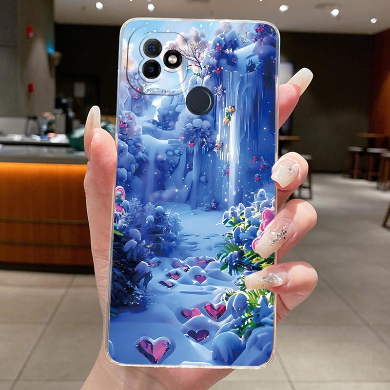 Casing For Itel P36 W6501 P 36 Cover Aesthetic Cute Cat Fashion Soft Silicone TPU Transparent Bumper For Itel Vision 1 Plus Case