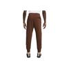 Nike Embroidered Logo Elastic Waist Casual Pants Men Bottoms Brown BV2672-259