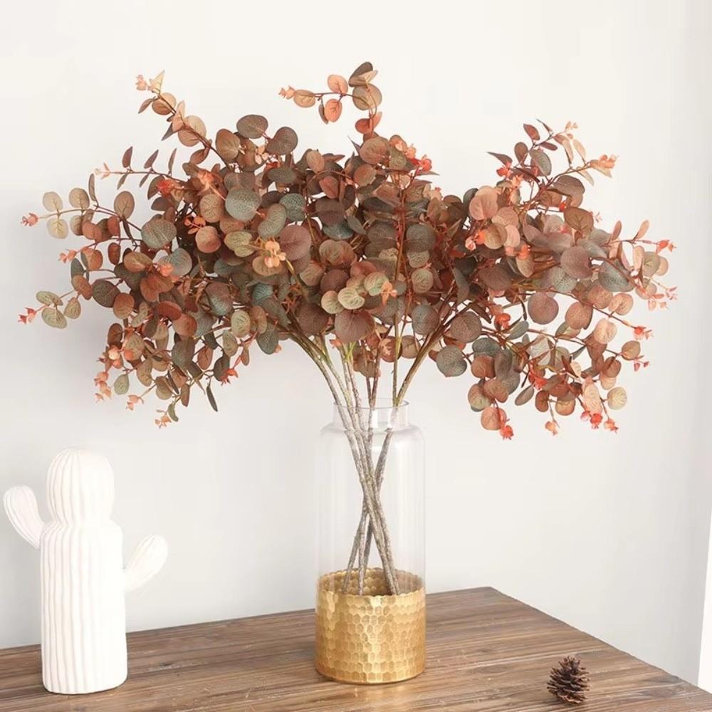 75cm Artificial Eucalyptus Leaves Greenery Artificial Plants New Home Decoration Photography Props