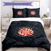 Girona FC Printed 3PCS Bedding Set Breathable Duvet Cover with Pillowcases Decorative Bed Linen for Bedroom Home